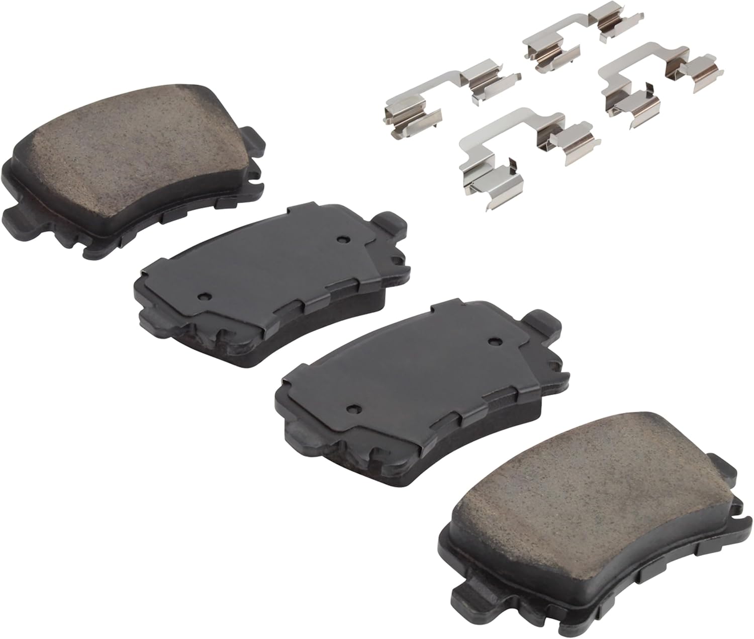 QUALITY-BUILT Rear Ceramic Brake Pads, Premium 1001-1108AC, Compatible with 2006-2015 Audi/Volkswagen (A6 Quattro,Passat,Passat CC,TTS Quattro)