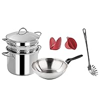 Barazzoni Set 7pz, 100% Pasta Acciaio