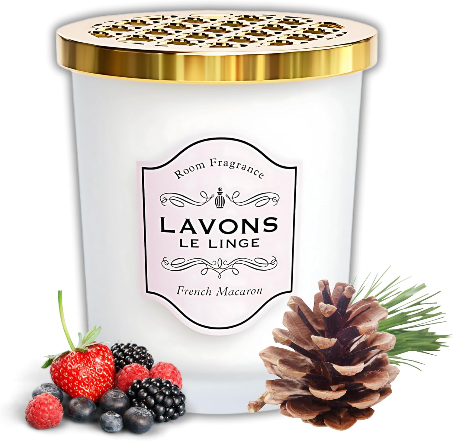 LAVONS Room Fragrance French Macaron, for Home, Compact Deodorizer with Long-Lasting Fresh Scent, Odor Eliminator for Rooms, Closets & Small Space, Room Fragrance from Japan, 5.3 Oz, 3 EA