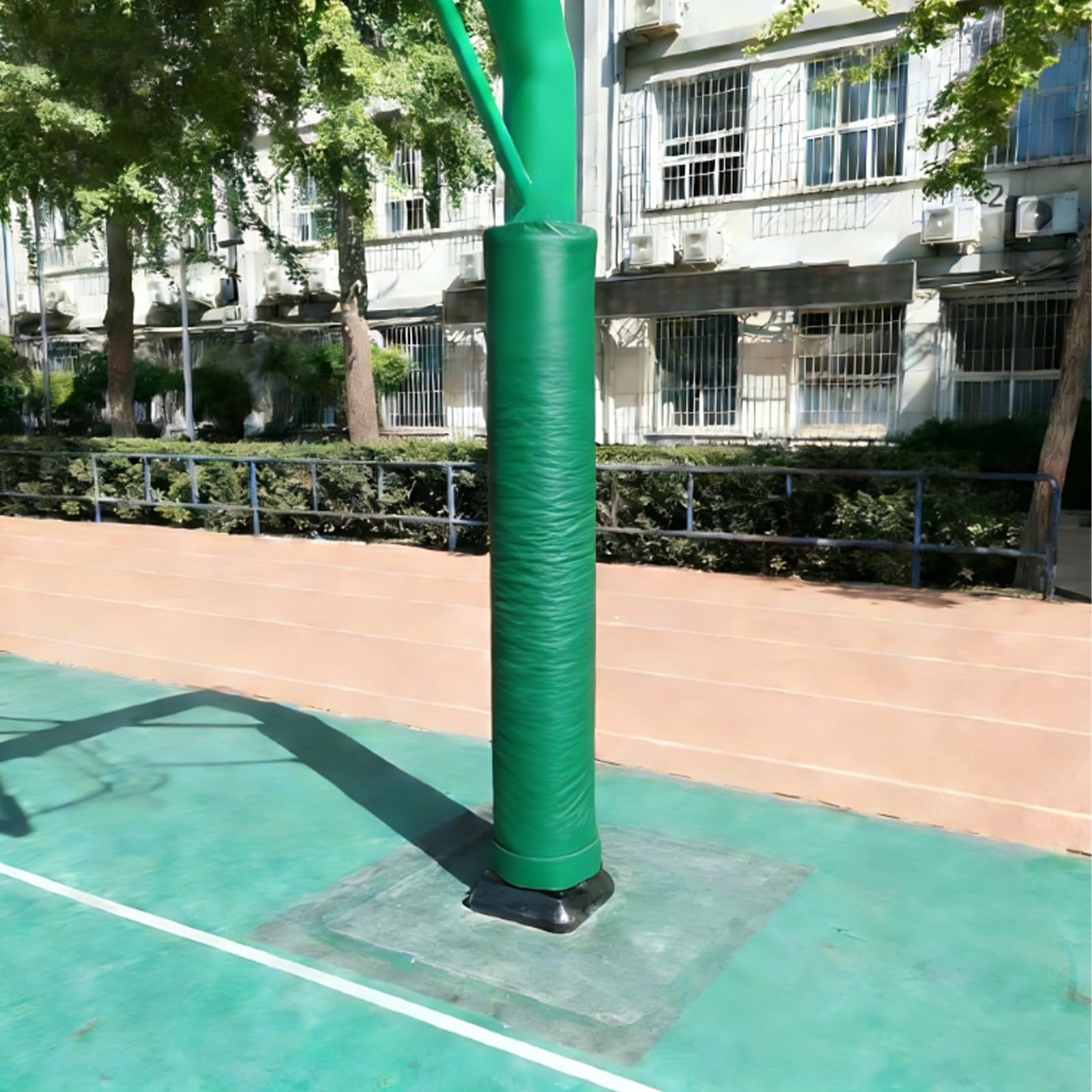 Colchón Poste Baloncesto Acolchado Redondo Poste Baloncesto Todo Tipo Clima, Protector Poste Garaje Resistente Intemperie Columna Exterior Arenas Basement