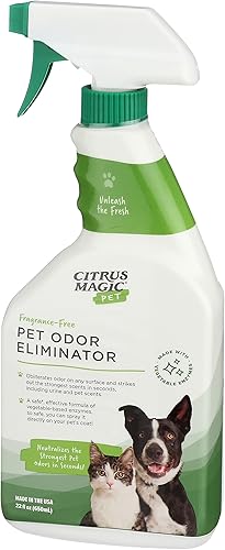 Miniatura 8 de Citrus Magic Eliminador de olores para mascotas, 22 onzas líquidas