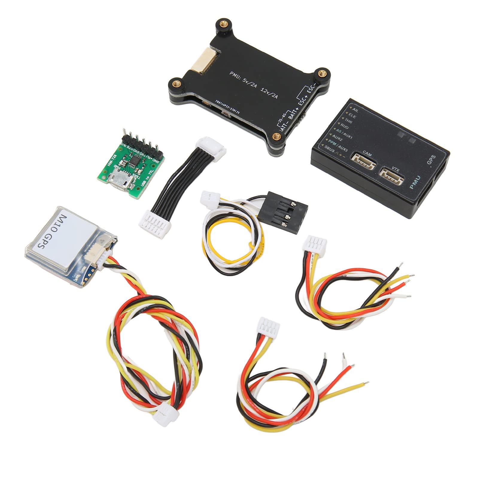 Controllore di Volo, Facile da Installare 2 in 1 SNL HD OSD MAVLINK Pad di Smorzamento della Piastra di Base Superiore Rimovibile BN220 Modulo GPS per Drone