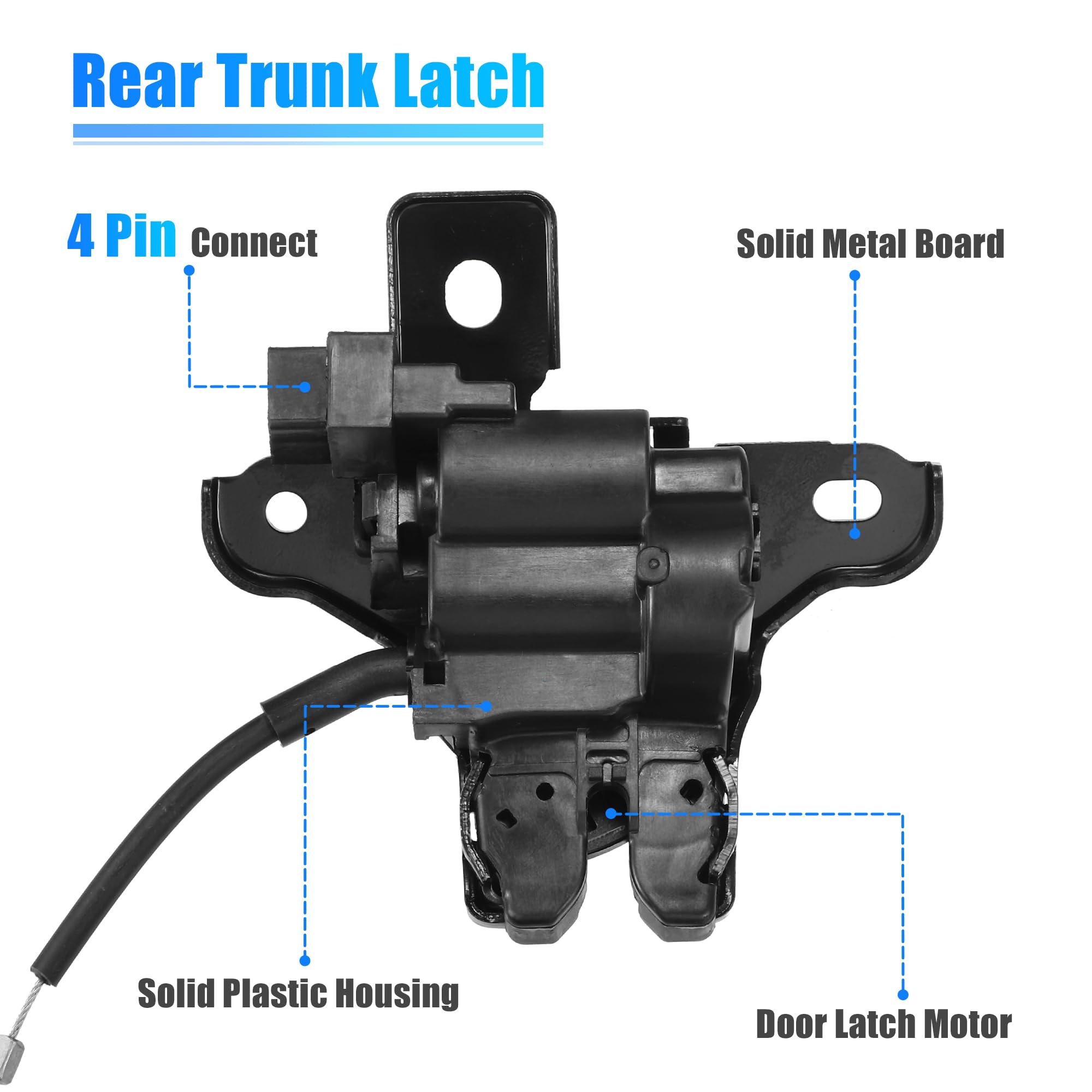 Amazon.com: uxcell No.FR3Z5443200A Rear Tailgate Trunk Lift Gate