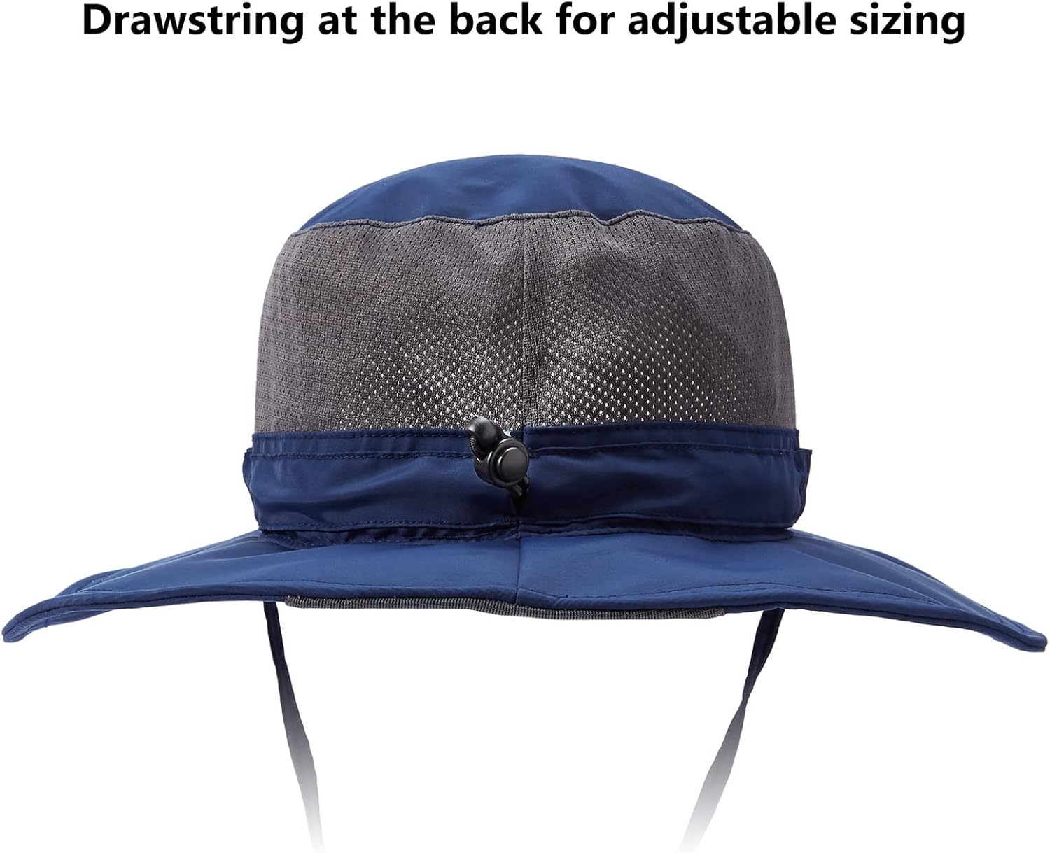 BASSDASH UPF 50+ Sun Fishing Hat Water Resistant with Detachable Neck Flap - Image 3