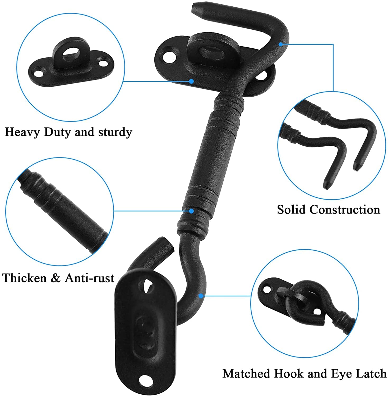 FLZONHUT 2 Pièces Crochet De Cabine, Support Fenêtre,Crochet