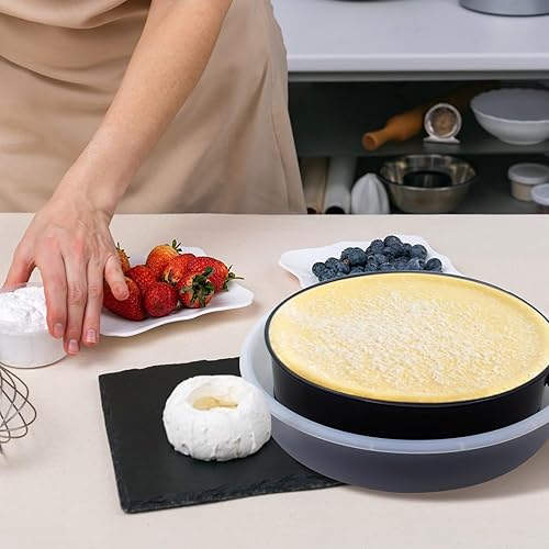 Miniatura 6 de Moldes Springform, protector de sartén para tartas de queso, accesorios para sartenes de forma desmontable, evita que el agua entre en el plato de