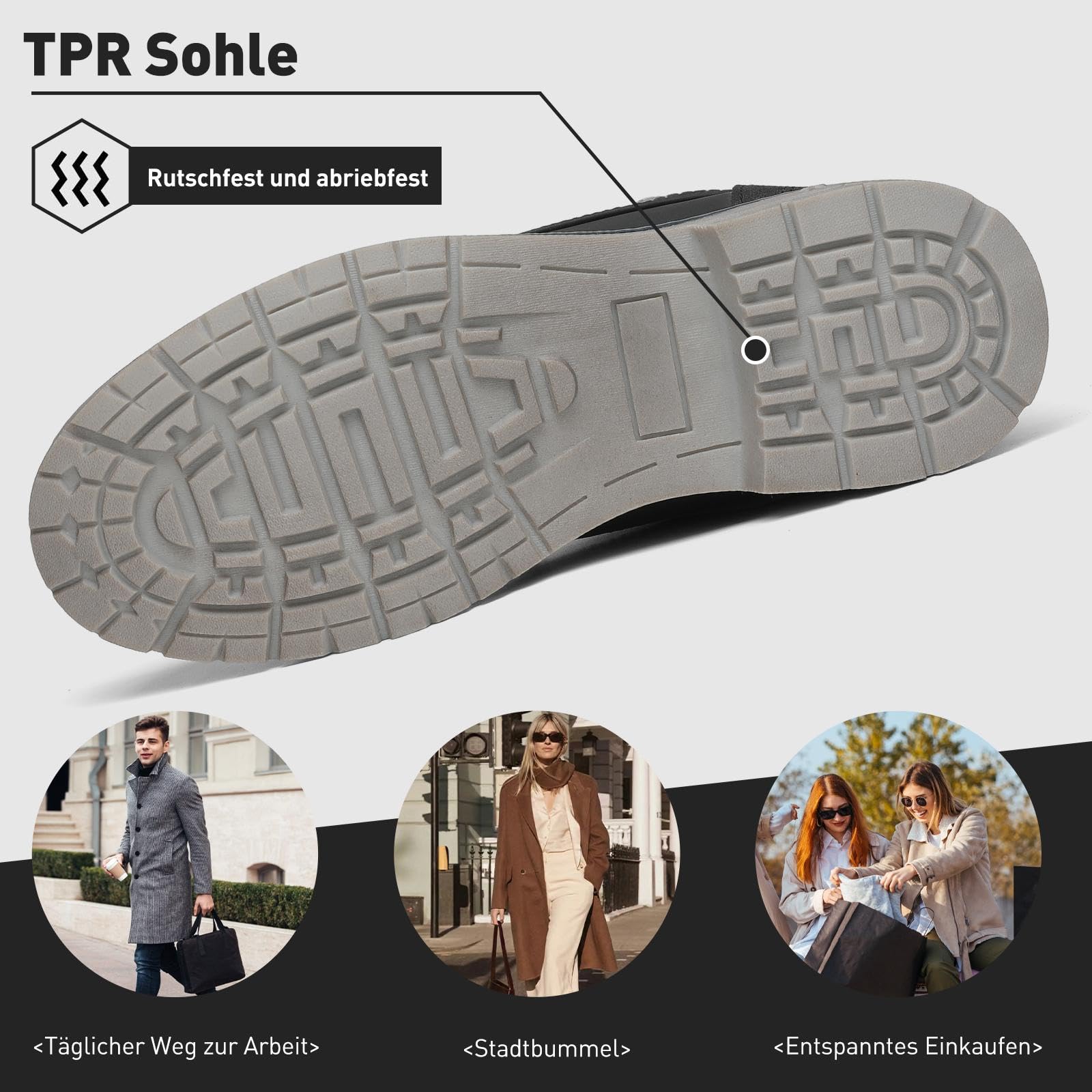 Mishansha Winterschuhe Gefüttert rutschfest Schneestiefel 36-48 EU | Stiefel Herren Outdoor Warm Arbeitsstiefel Damen Wanderung Bequem Alltag Klassische Boots Geschenk Halbstiefel Spaziergang