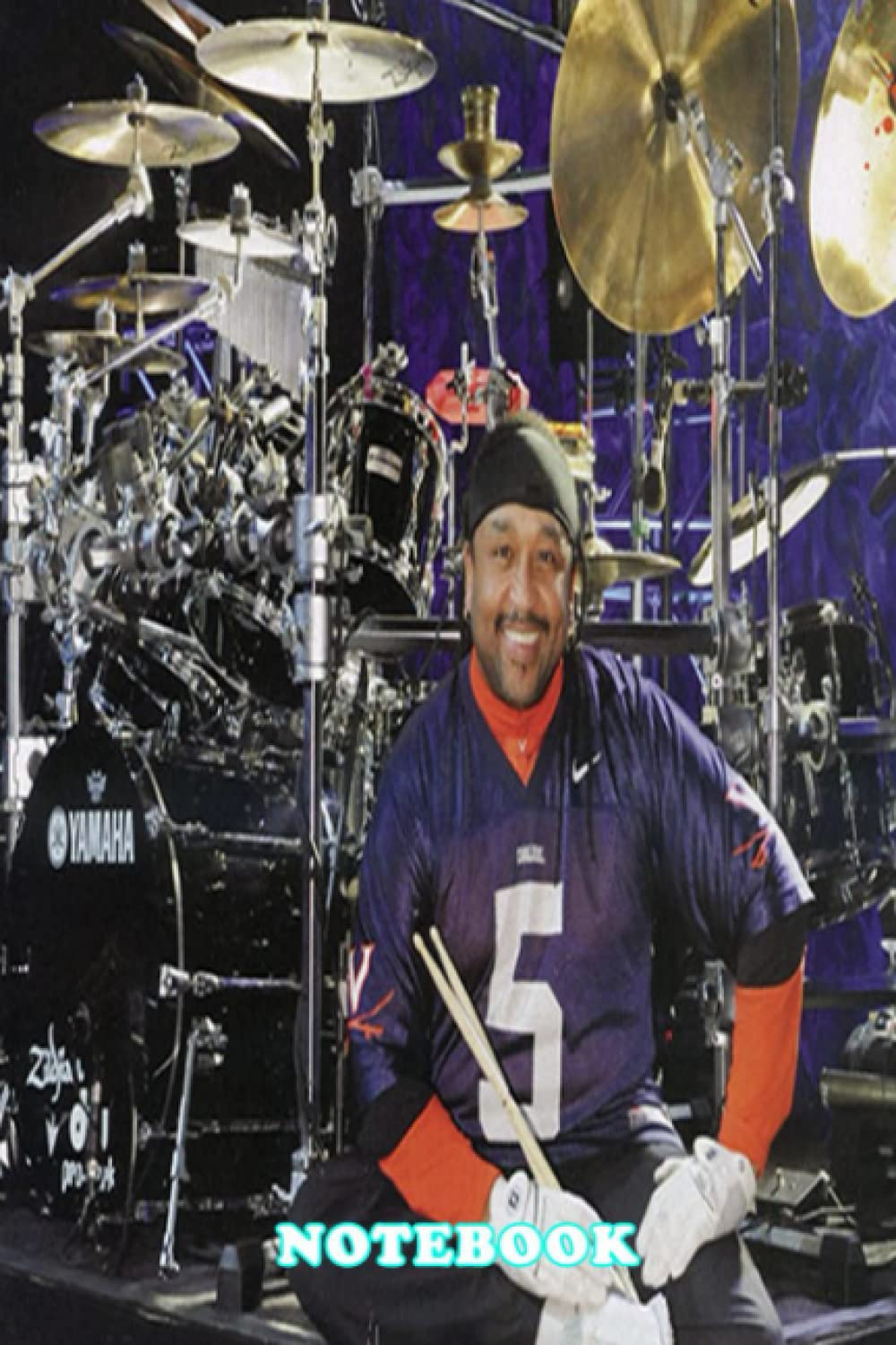 Notebook : Carter Beauford Dave Matthews Band Lined Journal 6 x 9" 100 Pages for Office, School Supplies , Thankgiving Notebook Gift #63