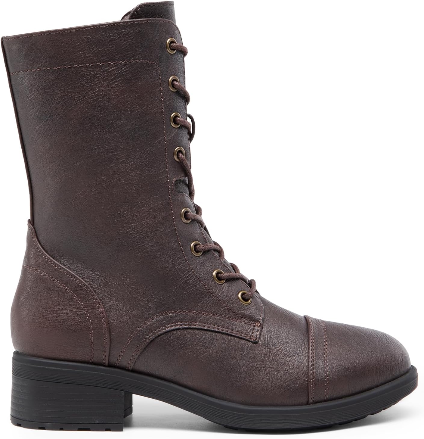 DREAM PAIRS Women's Combat Mid Calf Boots - Image 3