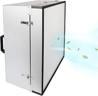 Laminar Flow Hood Fan Filter Unit FFU with H14 HEPA Filter Cleanliness Class 100 for Mylogy Lab (110V Plug)
