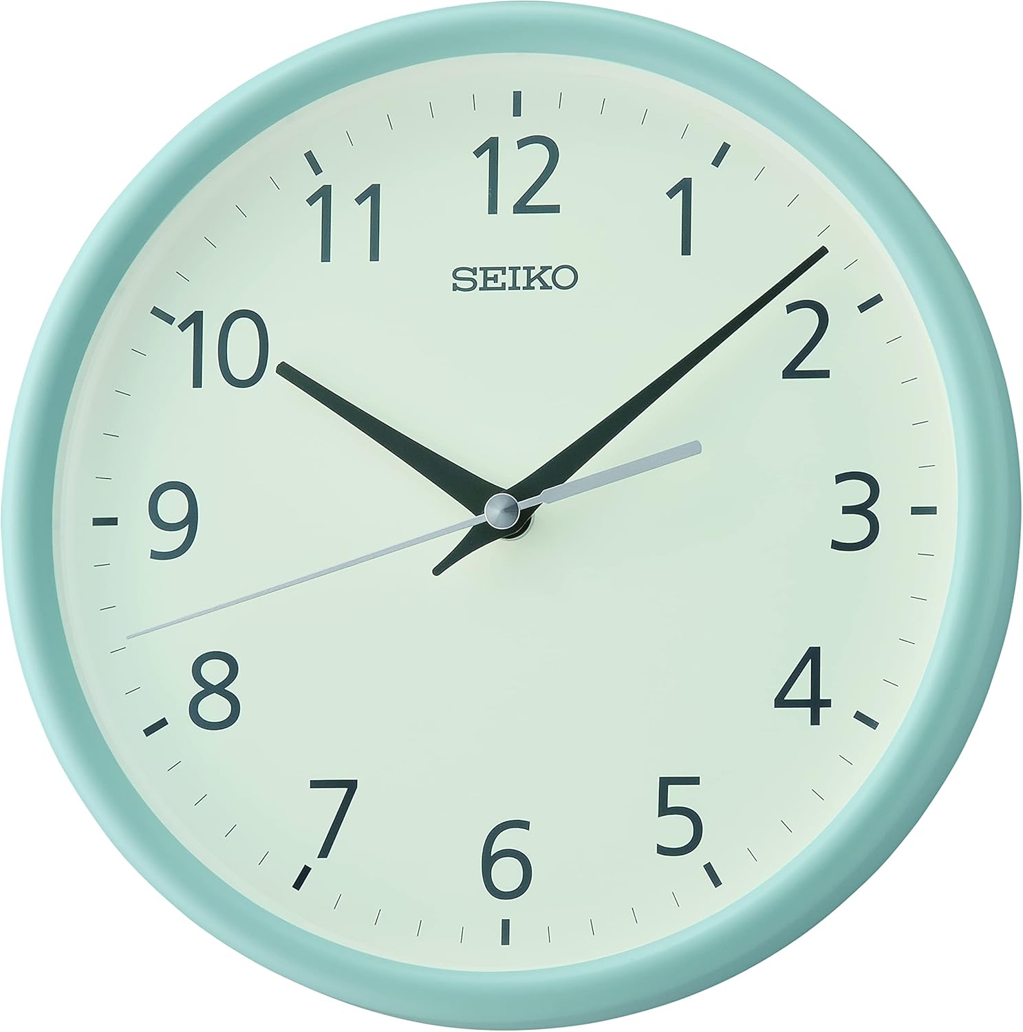 Seiko 8 Inch Heya Wall Clock, Blue Home & Kitchen