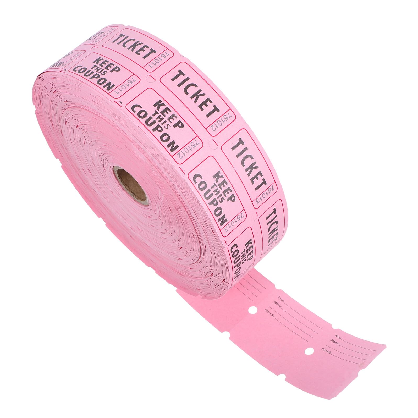 SOLUSTRE Boletos Para Rifas De Papel Rollo De Boletos Para Fiestas De Cumpleaños y Festivales Obsequios Accesorios Para Eventos Rollo