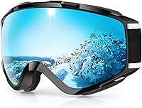 Vista 15 de Findway - Gafas de esquí para usar sobre anteojos, para nieve y snowboard, para hombre, mujer y jóvenes, 100 % protección contra rayos ultravioleta