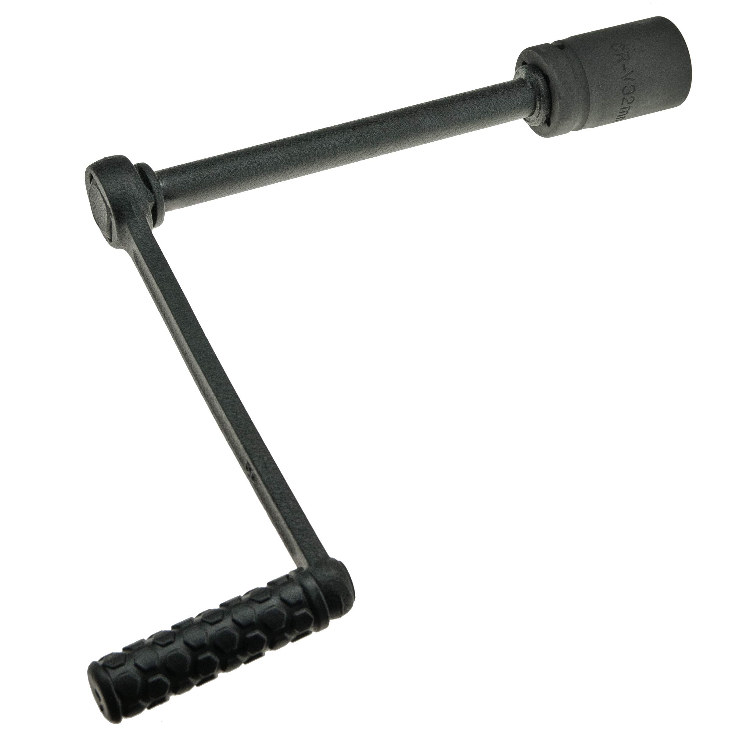 Stix STT-78-8000 Nm - Multiplicador de par con accionamiento de 1" (incluye llave de vaso de 1" CR-MO 24-38 mm, para ruedas de camiones, tractores y vehículos de construcción)