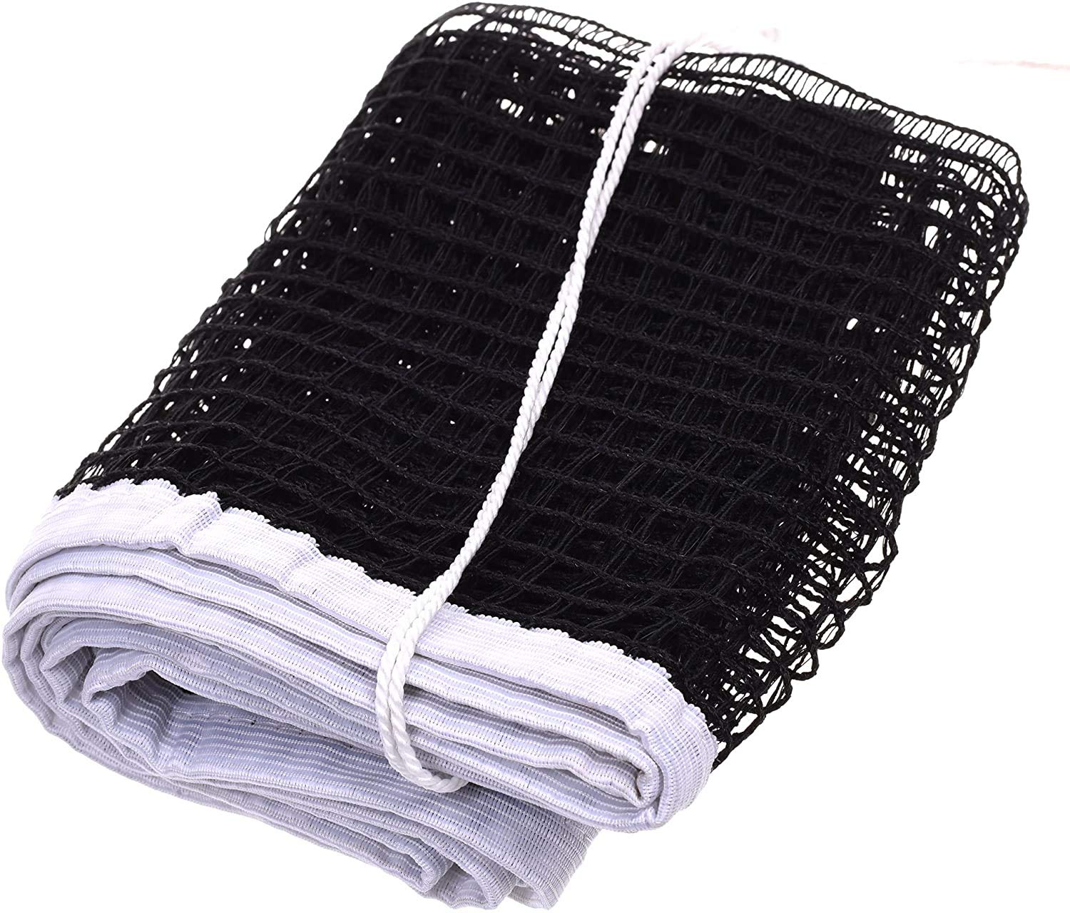 ISCRIO Ping Pong Net Nylon Pingpong Net for Indoor Outdoor School Gym Black Table Tennis Replacement Net