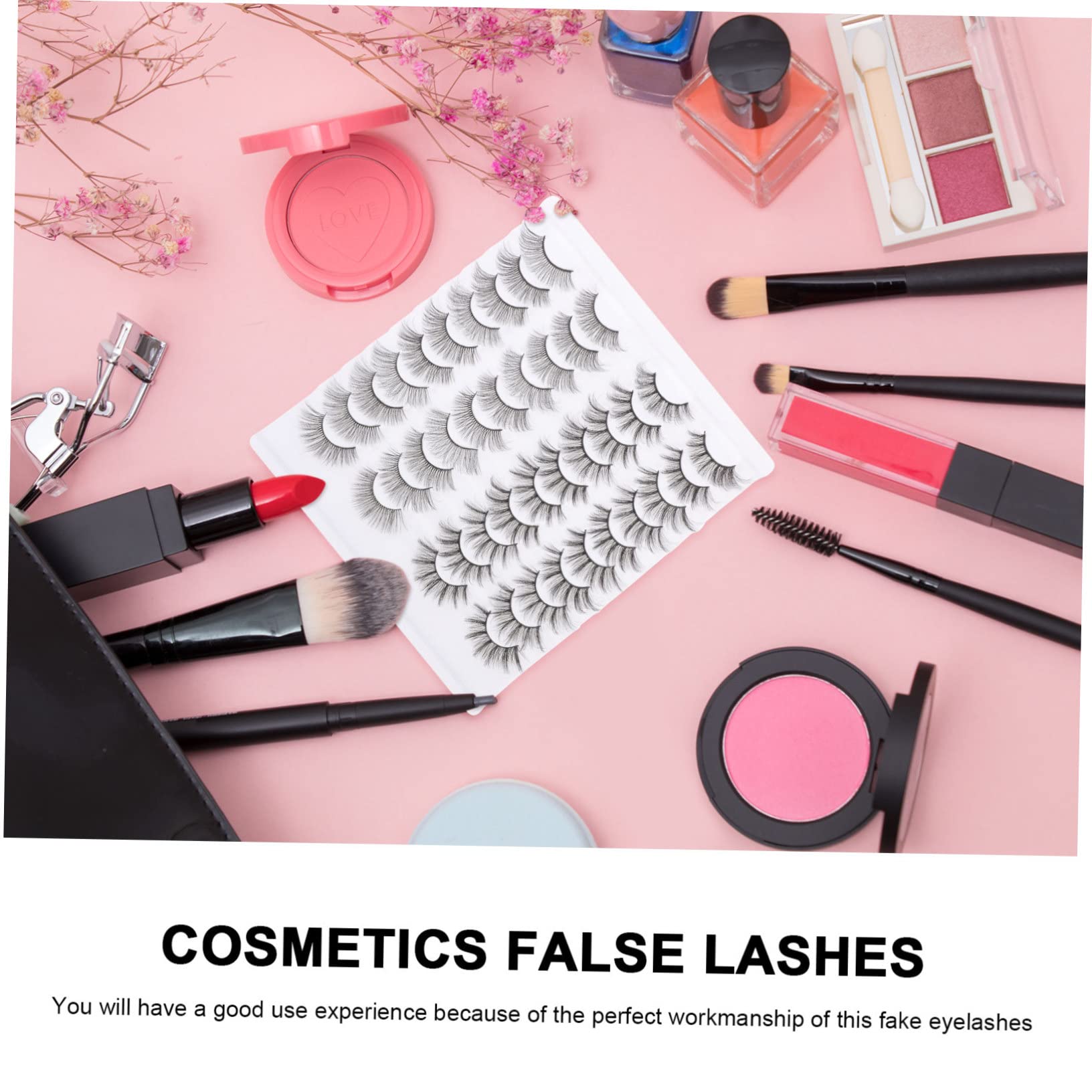 Beavorty 60paare Natürliche Fake Wimpern Flauschige Und Wiederverwendbare Wimpern Für Make-up Für Hochzeiten Fotoshootings Und Täglichen Gebrauch