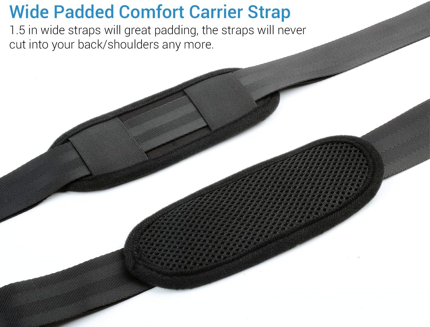 NICREW Out Front Dog Carrier, Hands-Free Adjustable Pet Backpack Carrier, Wide Straps with Shoulder Pads : Pet Supplies