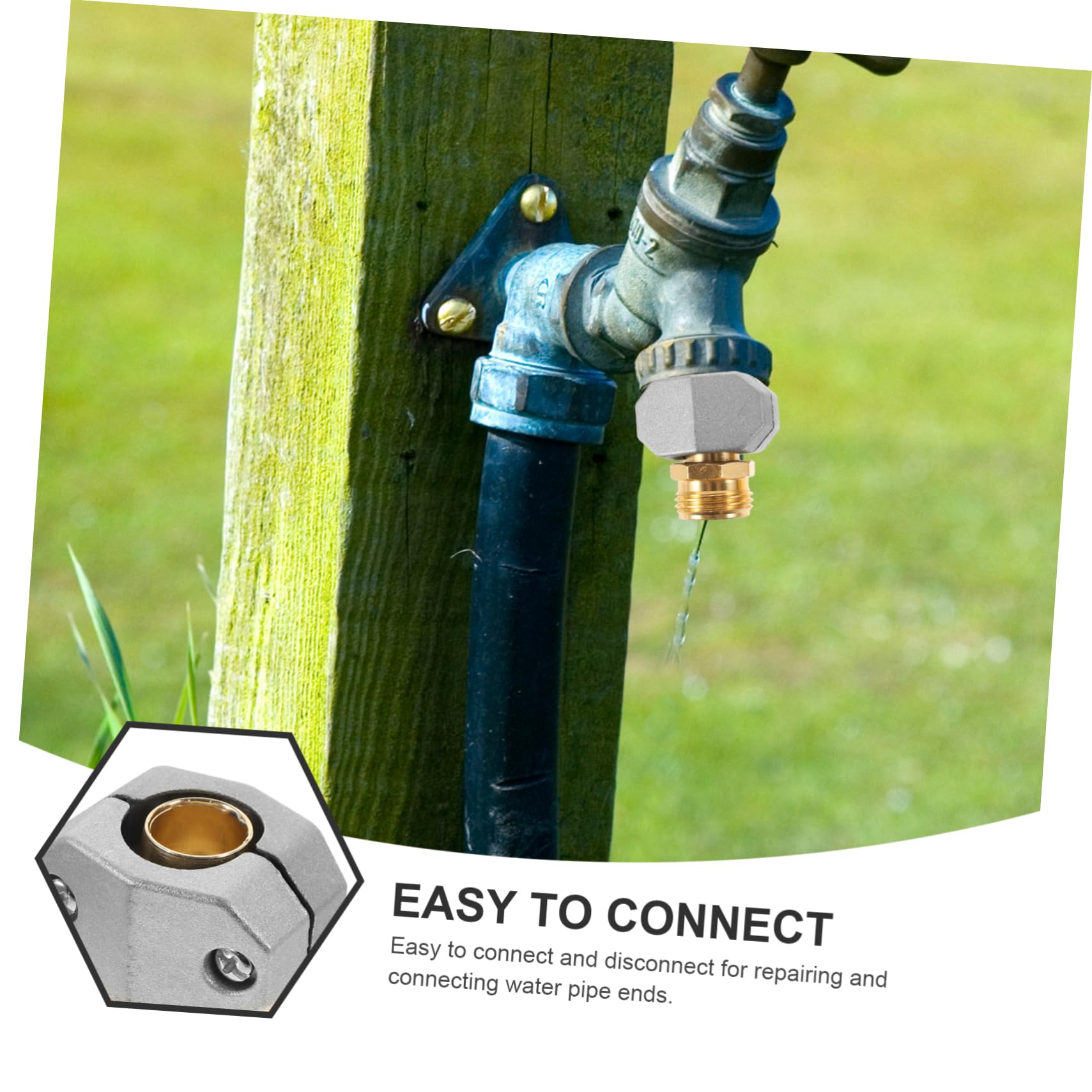 Toddmomy 8piezas Conector De Reparación De Manguera De Jardín Adaptador De Manguera De Conectores Rápidos Herramienta De Reparación Práctica y Duradera