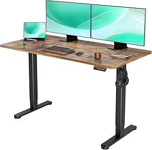 BANTI Electric Standing Desk With Drawer, Adjustable Height Sit Stand Up Desk, Home