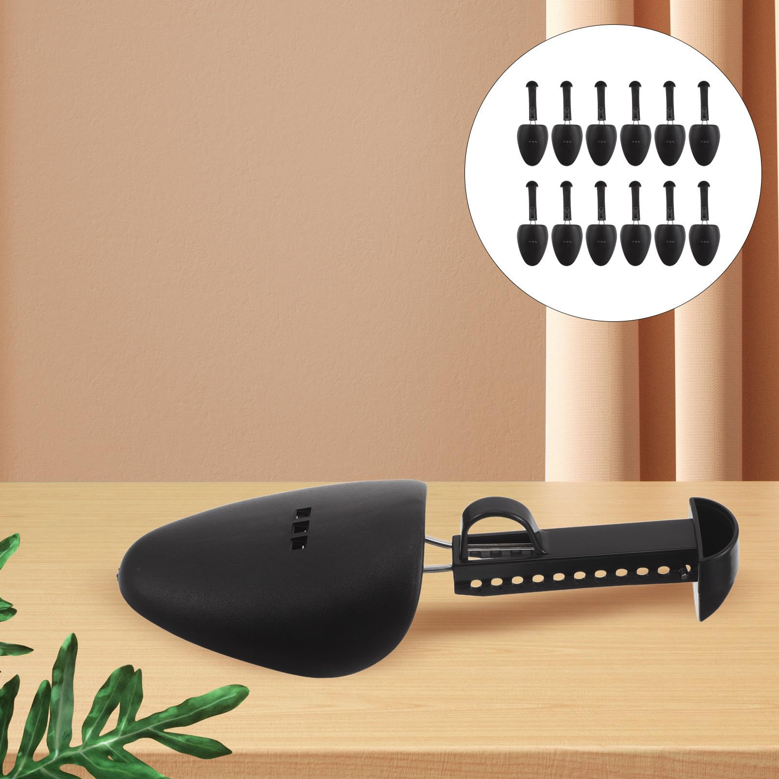 GALPADA 12 Piezas de Moldeadores de Calzado de Plástico Ajustables para Hombre, Soporte para Botas y Zapatos de Vestir, Resistentes al Desgaste y Prácticos para Viajes