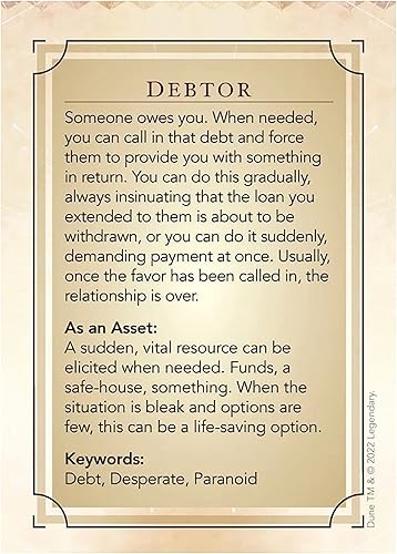 Miniatura 3 de Dune Tarjetas de activos mazo de expansión del arquitecto Aventuras en el Imperio expansión de 56 cartas RPG paquete de accesorios cada tarjeta