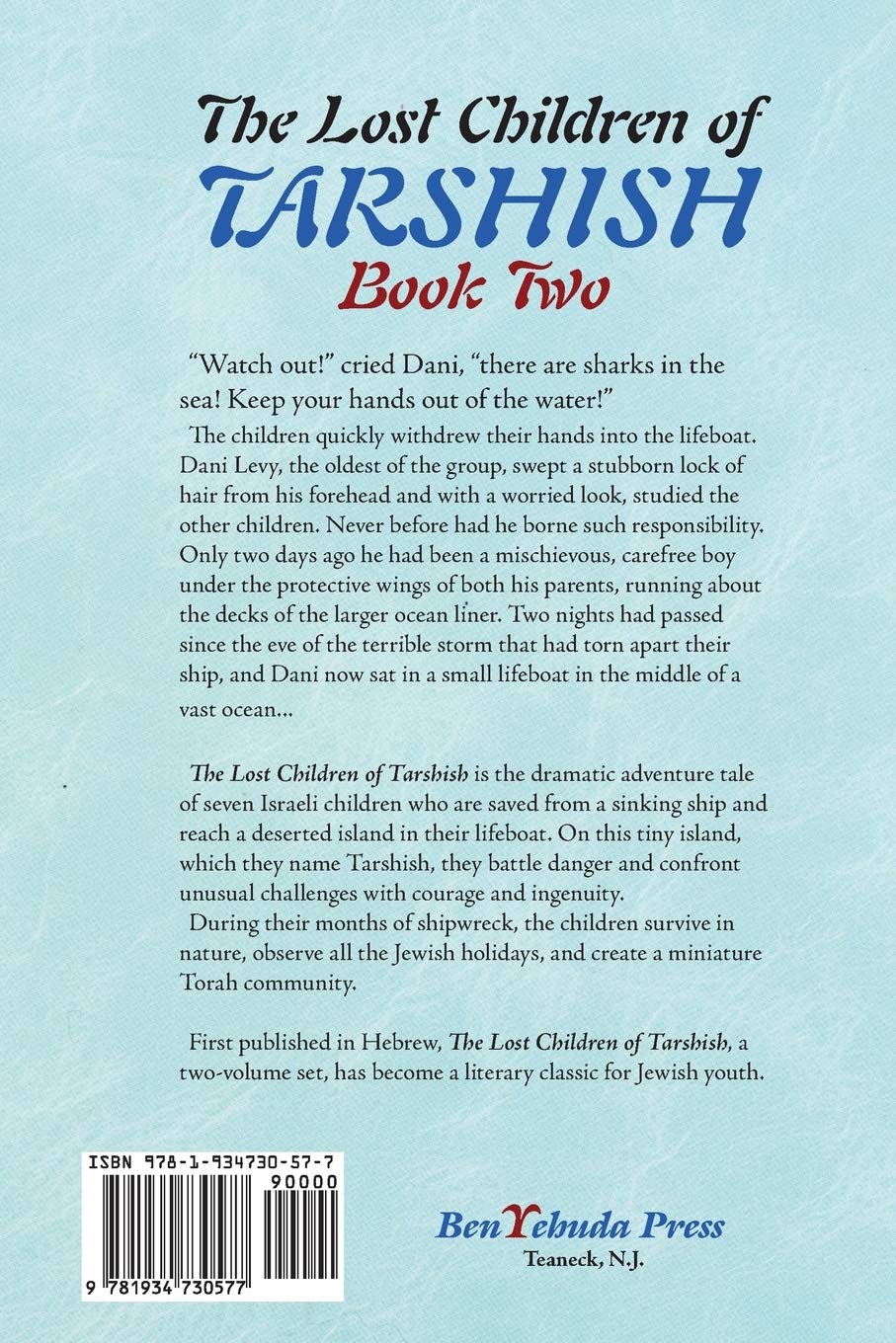 The Lost Children of Tarshish: Book Two