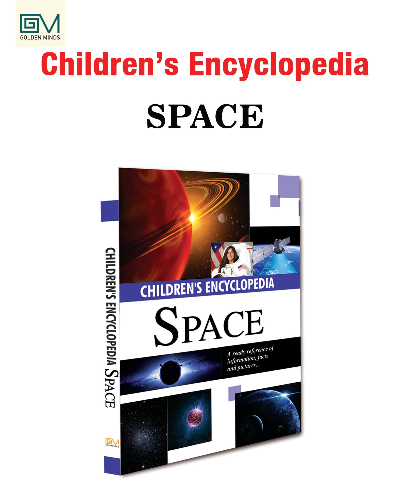 GOLDEN MINDS Children's Encyclopedia Space Book - Explore Planets GOLDEN MINDS Children's Encyclopedia Space Book - Explore Planets