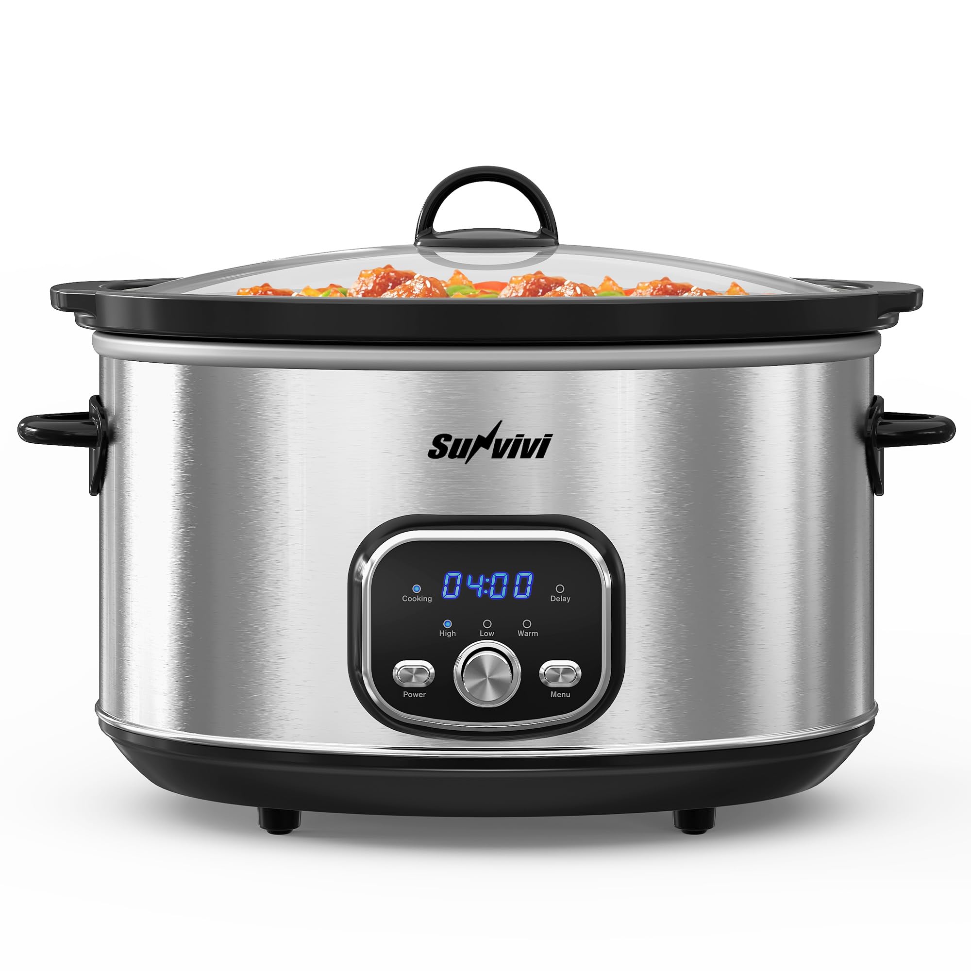 SUNVIVI 8.5 QT Slow Cooker
