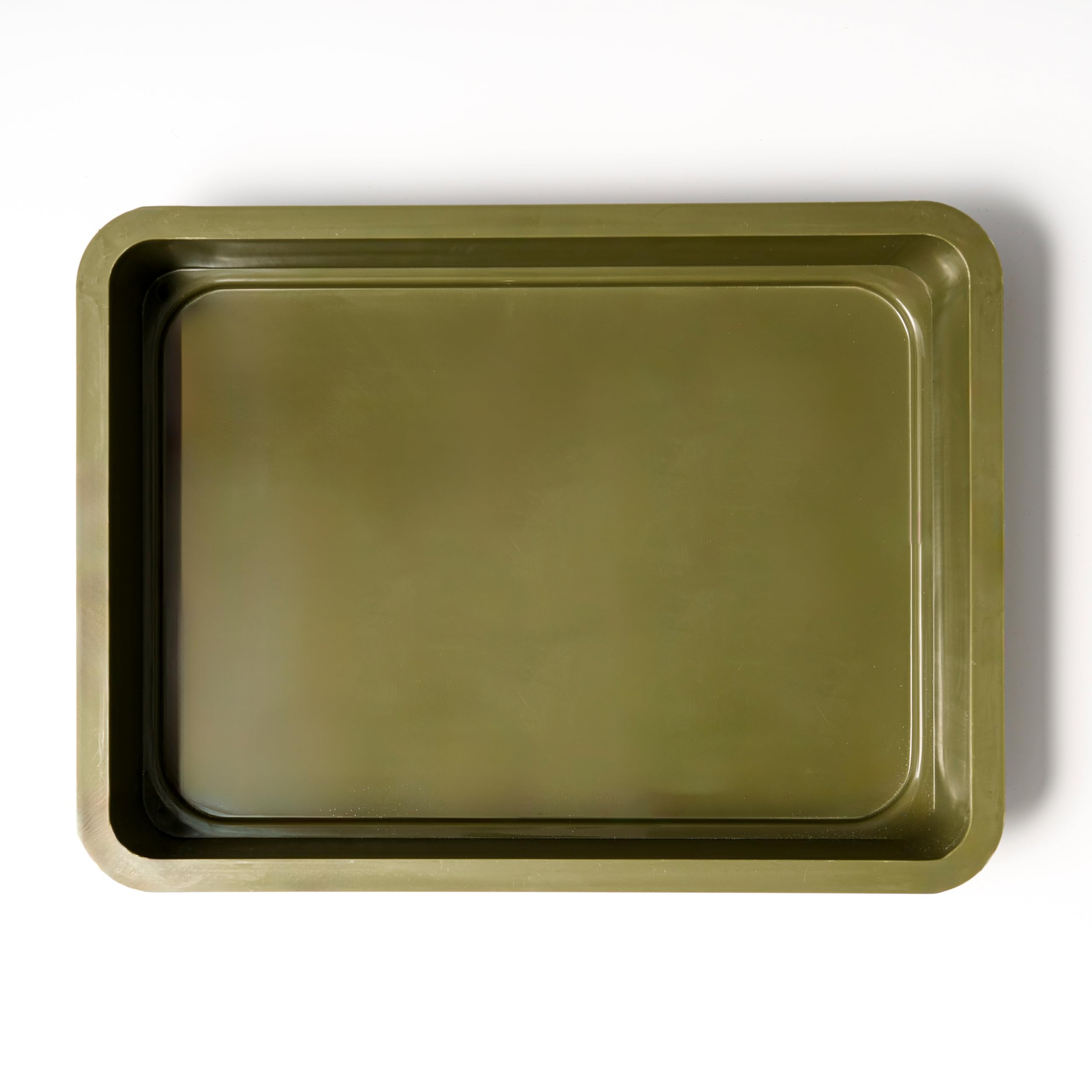 Babadoh Olive Green Dough Tray – Durable, Stackable & Easy-To-Clean Pizza Storage For 6, Food Safe, Fridge/Freezer Safe – Perfect For Home & Outdoor Adventures (Olive Green)