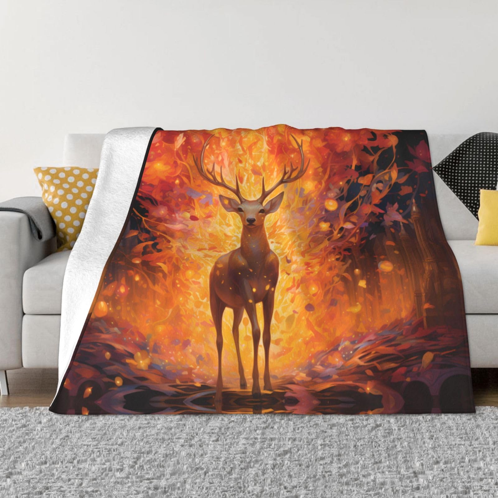 Couverture en flanelle douce pour votre soirée cinéma et nuit fraîche au lit