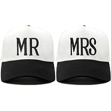 Mr and Mrs Trucker Baseball Hats, Engagement Gifts for Couples, Wedding Gifts, Bridal Shower Gifts, Honeymoon Essentials