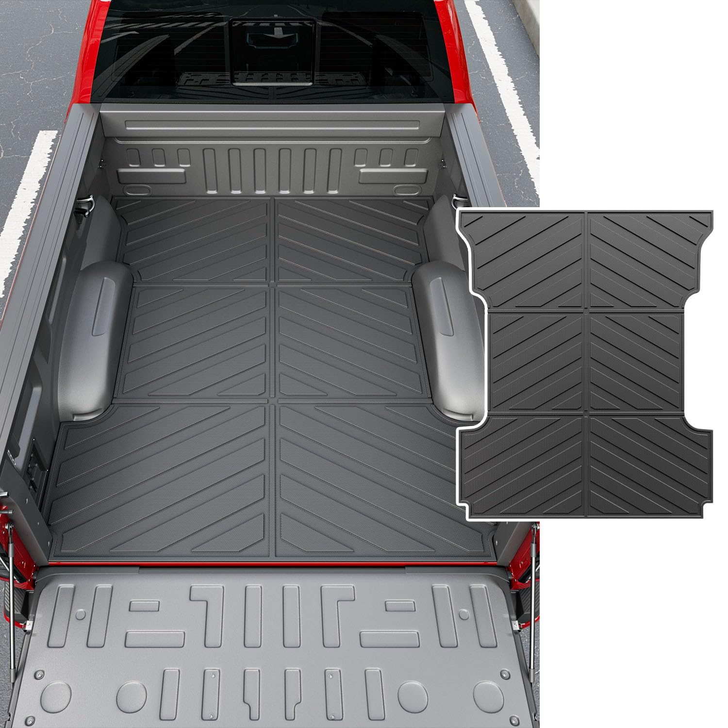 xipoqix 6.5FT Bed Mat for Ford F-150