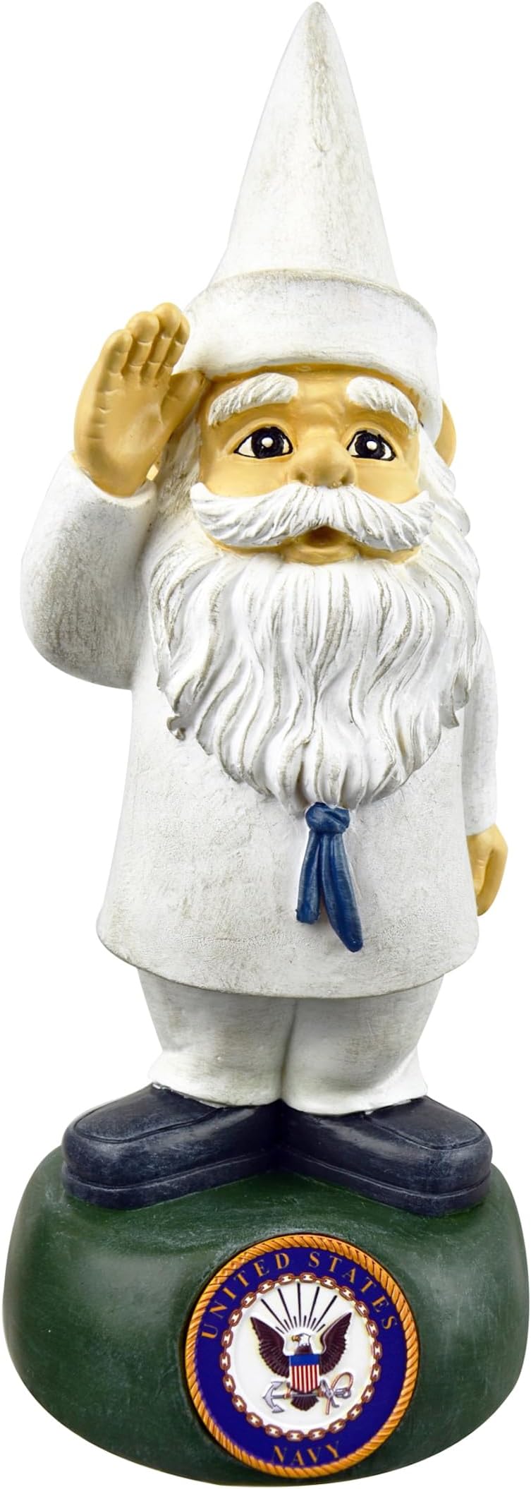 Red Carpet Studios Officially Licensed Military Garden Gnome, 13.25" Tall, United States Navy