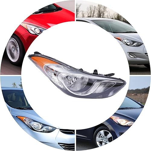 Miniatura 4 de Conjunto de faro halógeno 921023Y000 HY2503161 faro delantero derecho de fábrica para Hyundai Elantra 4 puertas 2011 2012 2013 (lado derecho del