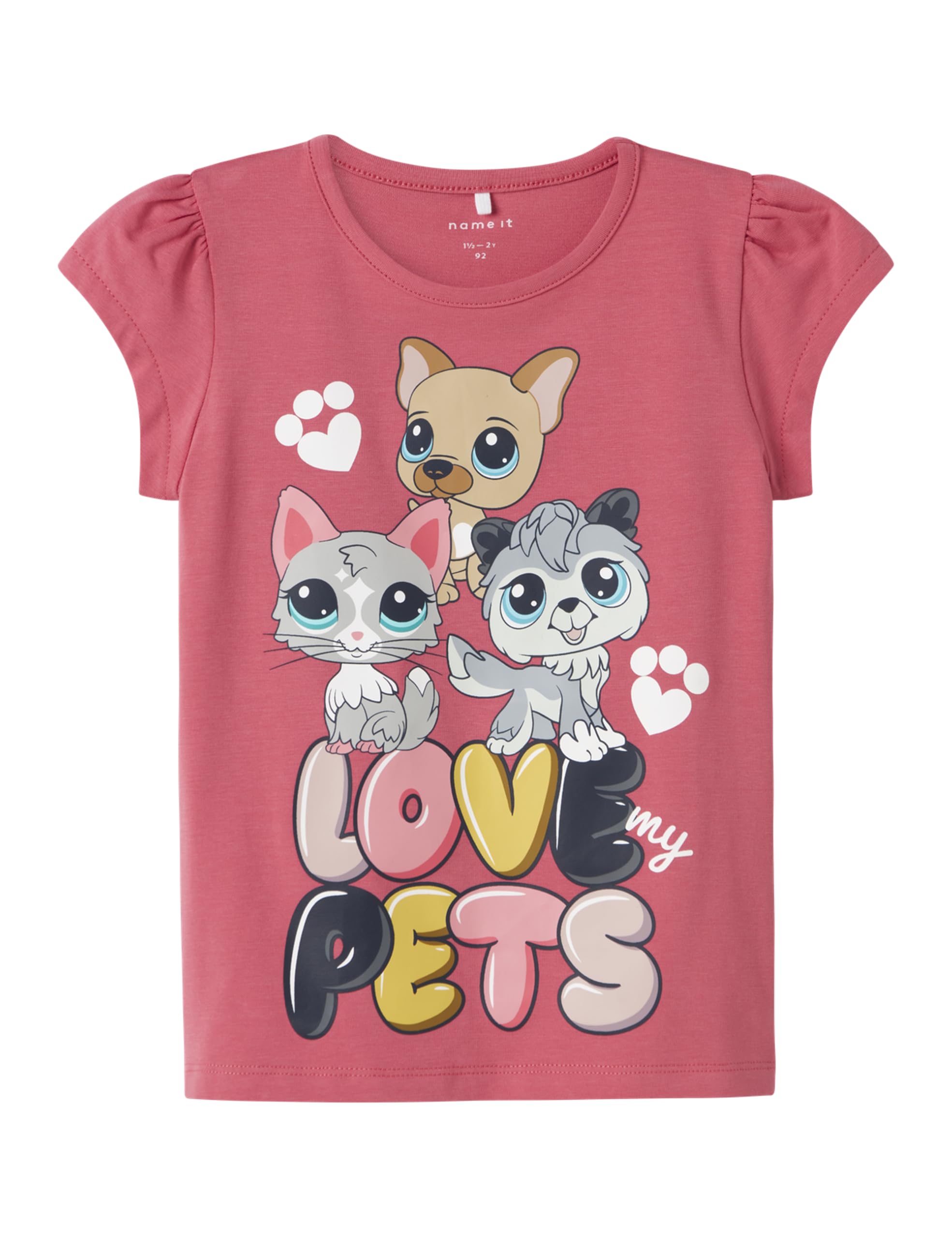NAME IT Girl T-Shirt Pet Shop