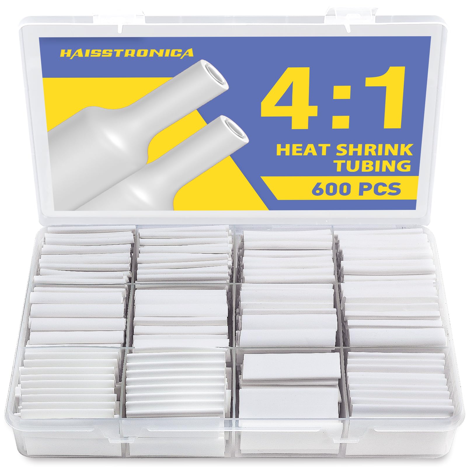 Haisstronica Heat Shrink Tubing Kit - 10ft 4:1 -24