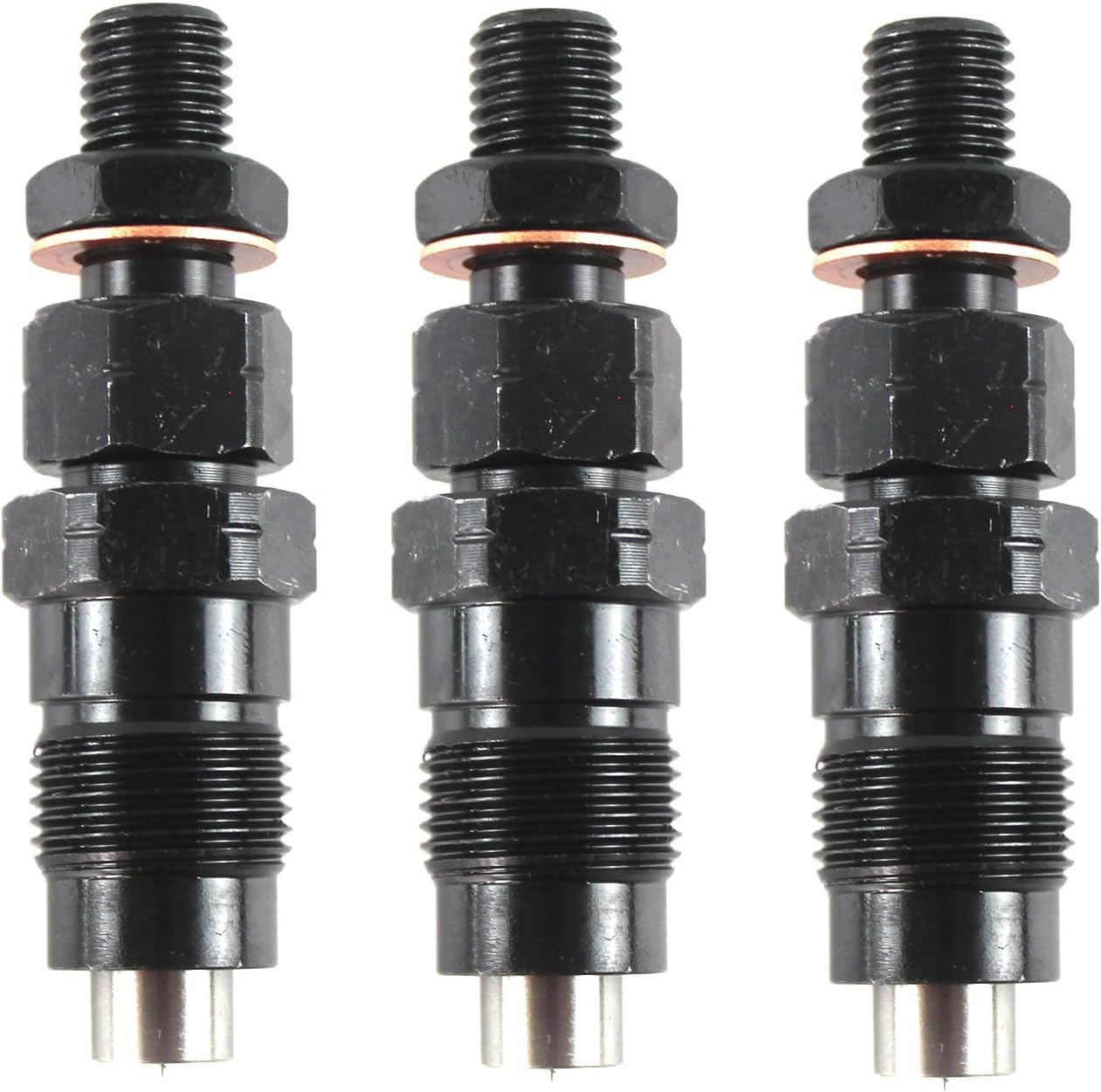 16001-53002 Fuel Injector 3Pcs Compatible with Kubota D722 D782 D902 Engine BX1860 BX1870 BX1880 BX2360 BX2370 Replace OE 16871-53000 16001-53000 H1600-53000 16001-53904