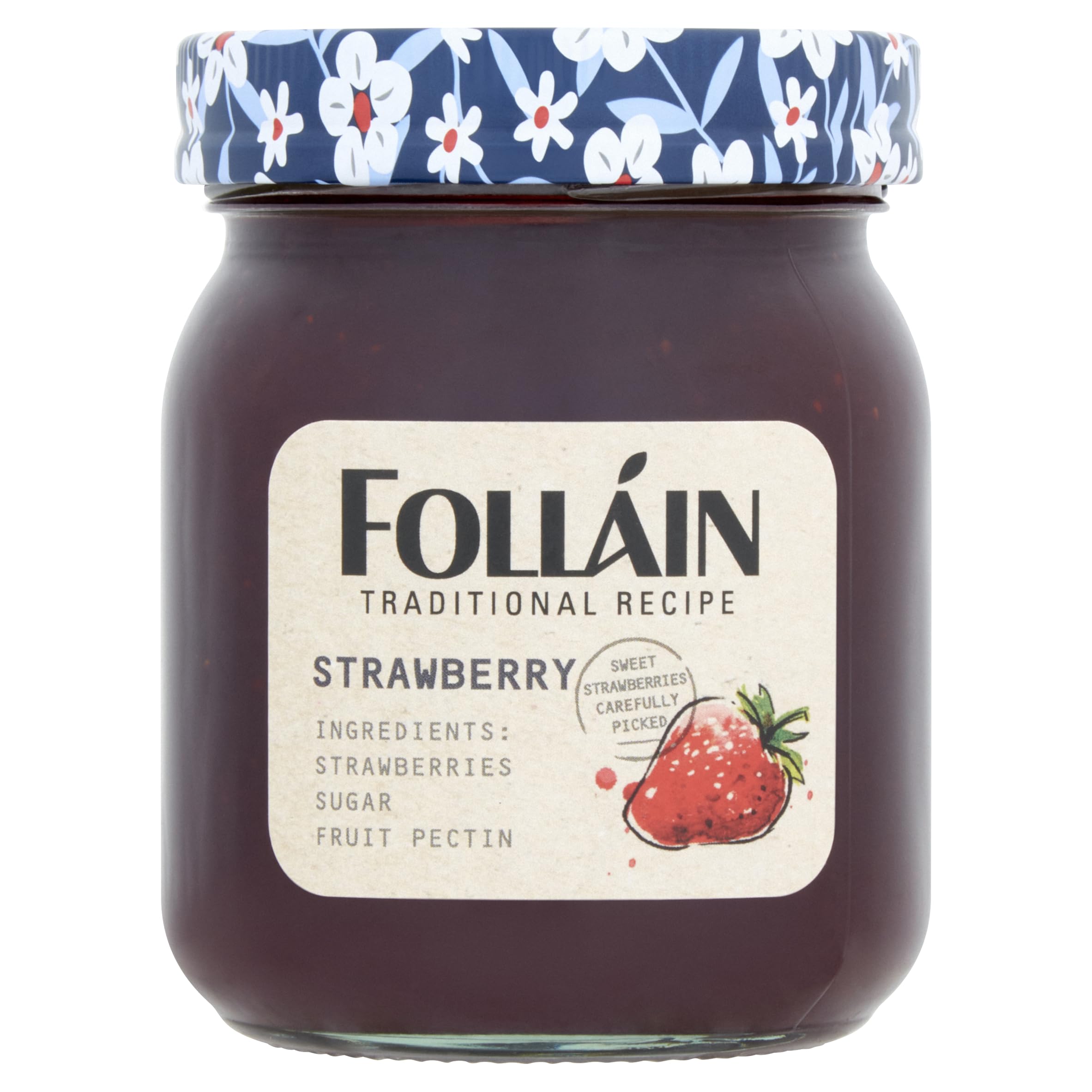 Follain Traditional Irish Strawberry Jam 370g (13oz)