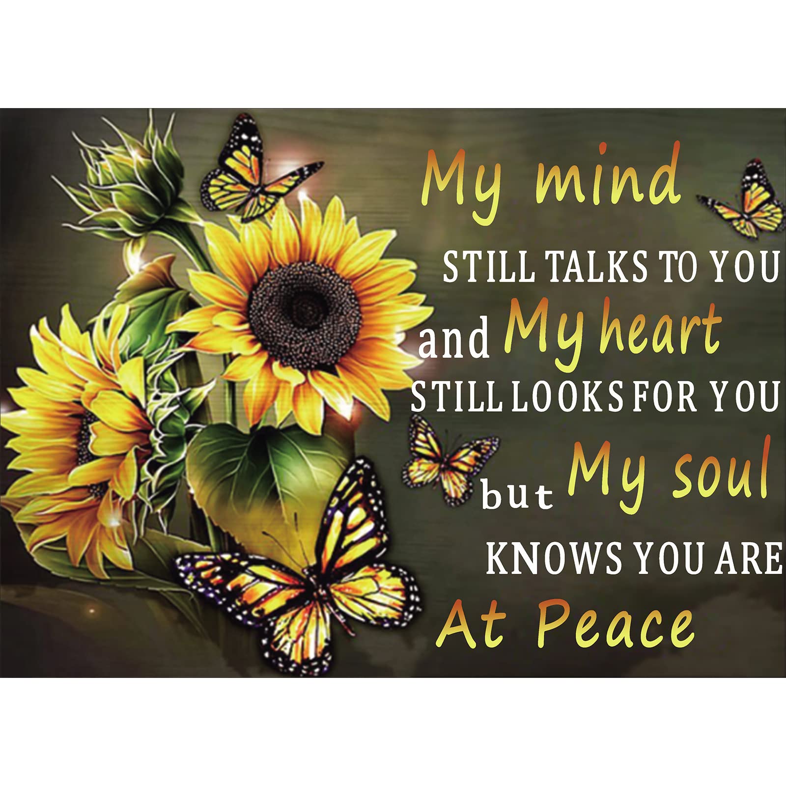 MXJSUA Diamond Painting Sunflowers Kits, 5D Diamond Painting Flower Kits for Adults Beginner, 5D Diamond Art Sunflower Kits Adults, DIY Diamond Picture Arts Gem Arts Painting Yellow Sunflower 30x40cm