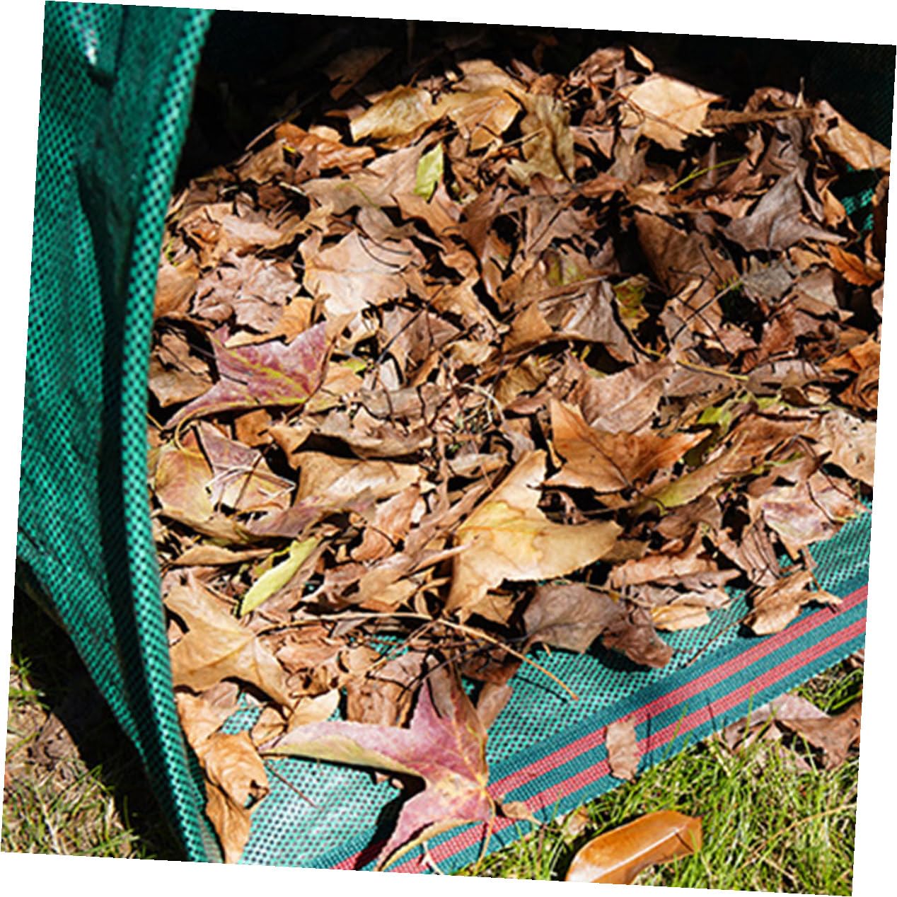 BESTonZON Sacco per Rifiuti da Giardino Sacco per Raccolta delle Foglie ad Alta Capacità Contenitore per Rifiuti da Giardino Facile da Usare per Campeggio e Giardinaggio