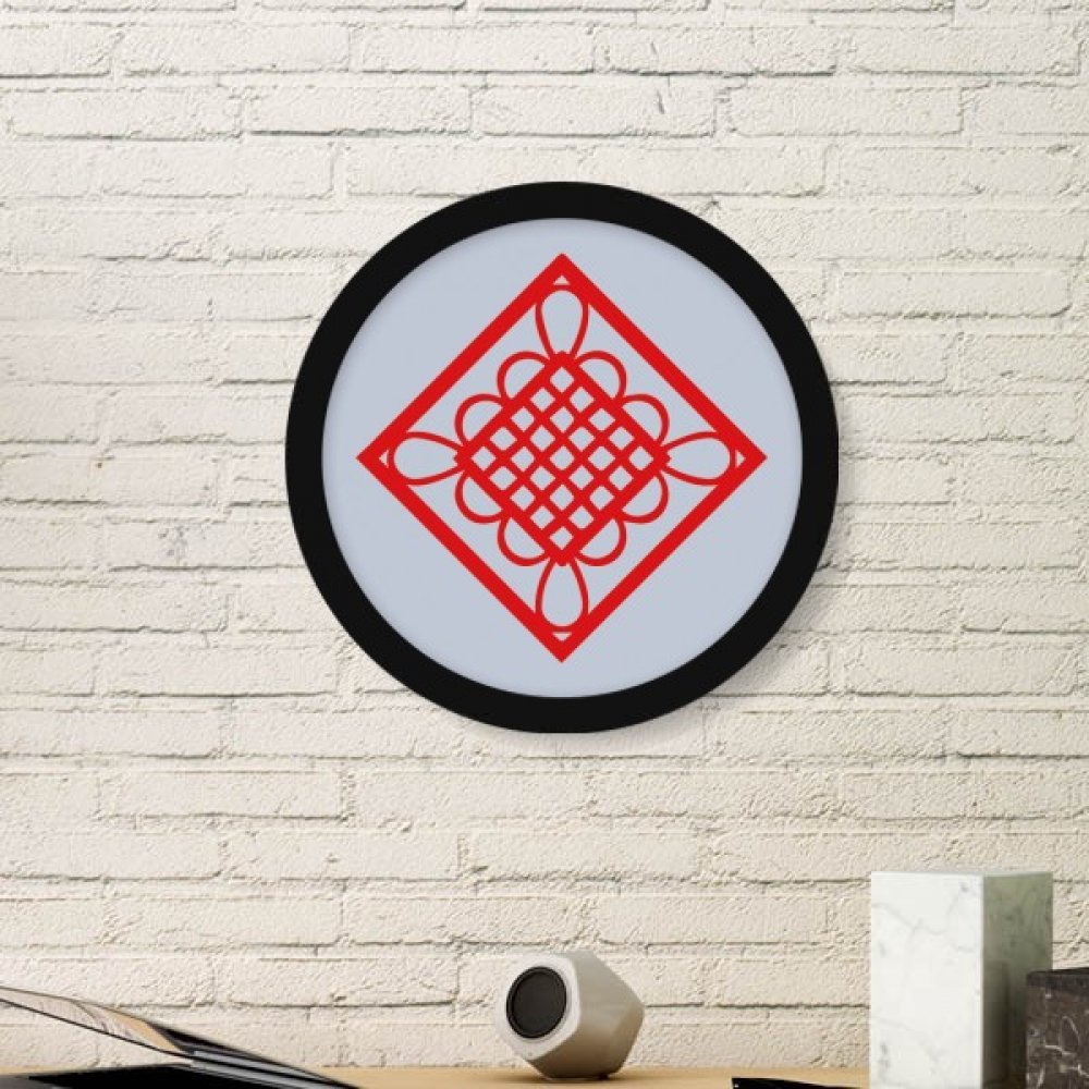 Art de découpe de papier nœud chinois pour rompre la monotonie des murs blancs