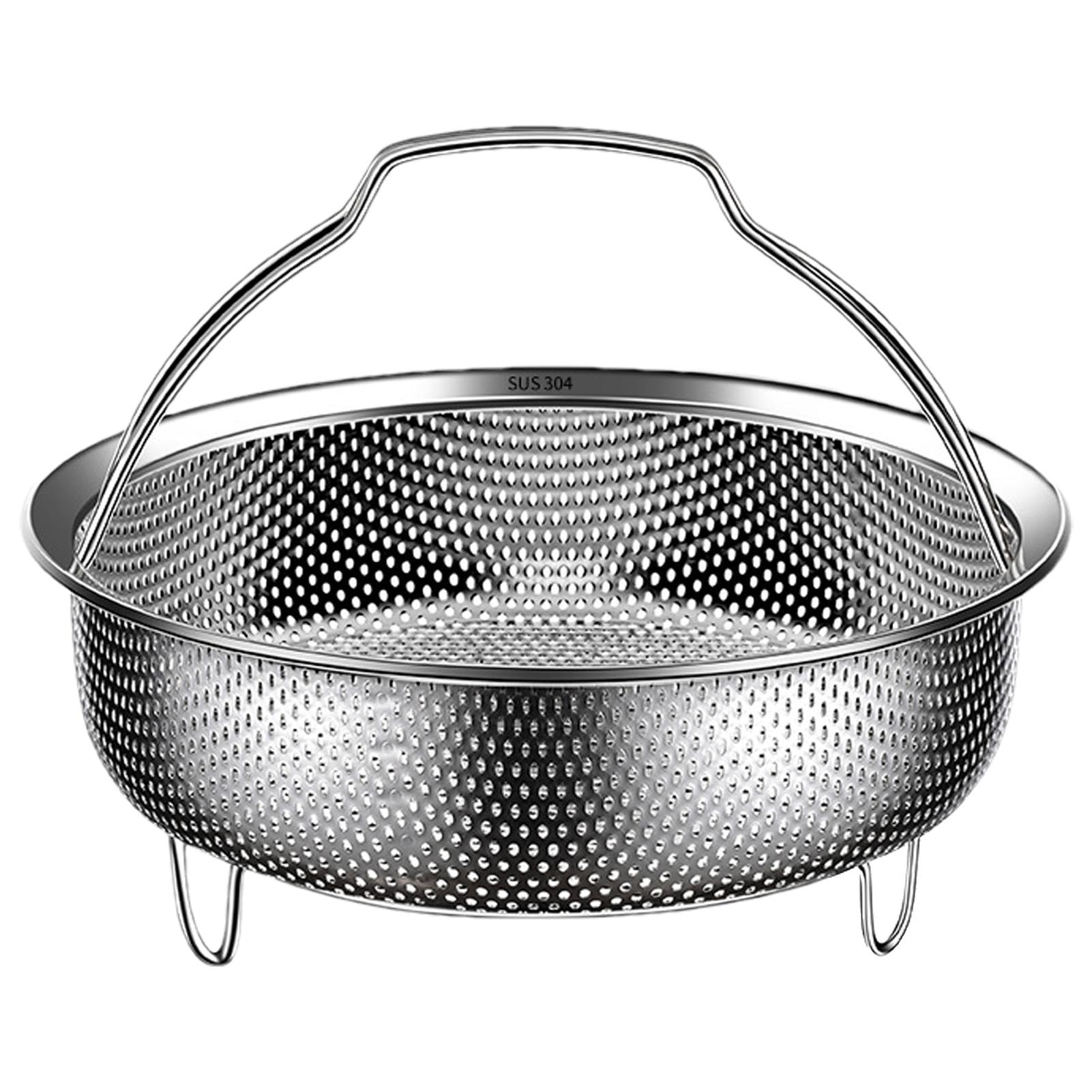 Stainless Steel Steamer Basket with Handle