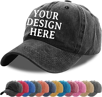 Custom Hats Bulk - Design Add Your Own Logo/Text/Photo Personalized Customized Trucker Caps Funny Gifts for Men Women