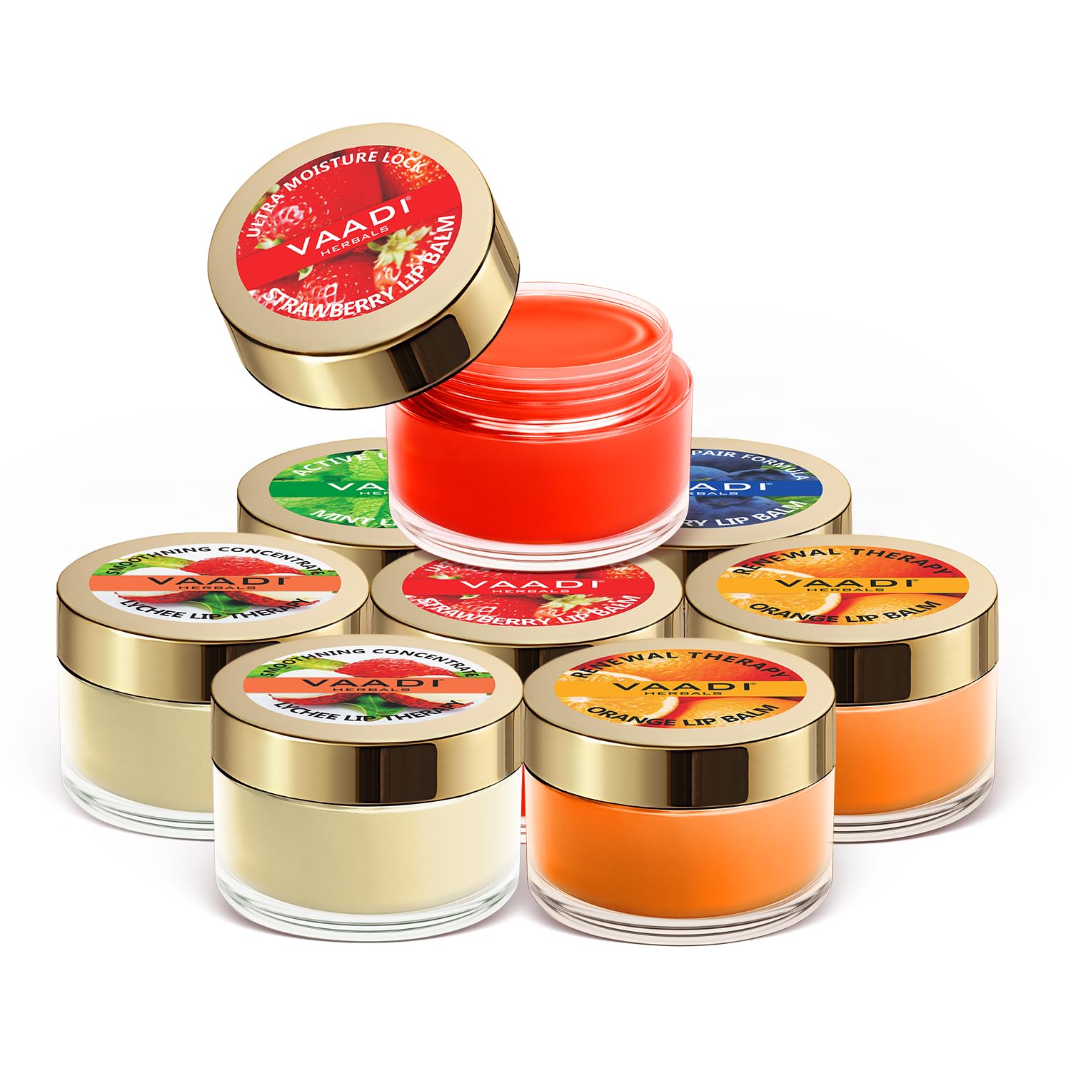 Vaadi Herbals Assorted Lip Balms, 10g (Pack of 8)-picture-9