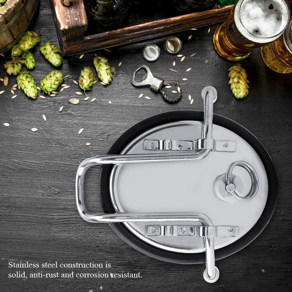 Coperchio di fusta, coperchio di birra in acciaio inossidabile con carbonatazione continua con carbonatazione cotto tacco banale con posta liquida per la birra homebrew kegging