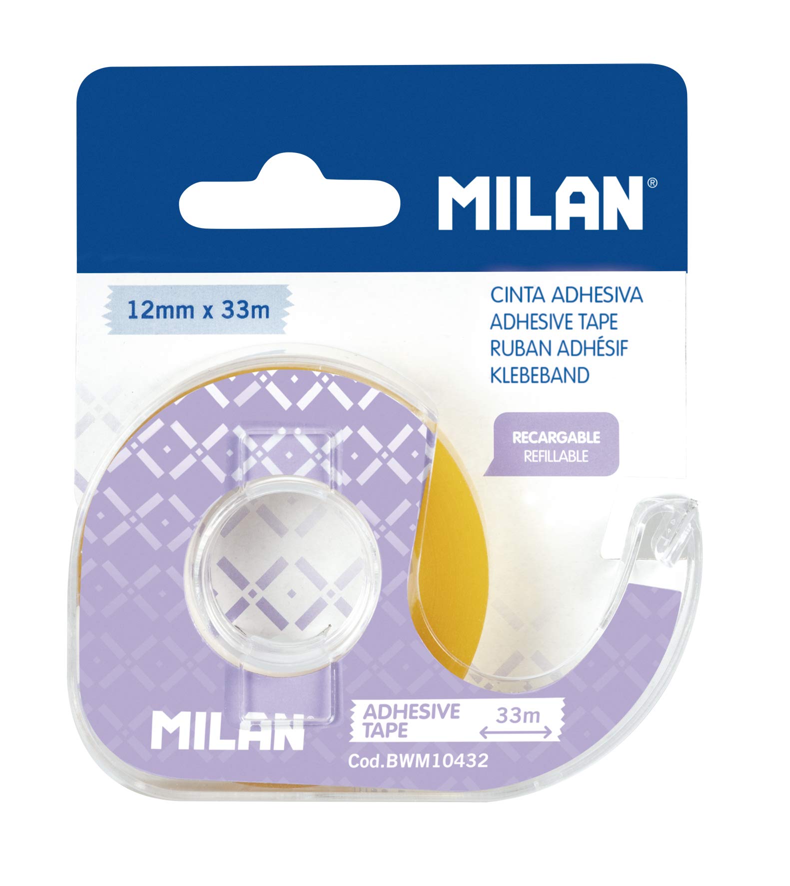 Blister Dispenser Tape Adhesive 12 mm x 33 m Milan