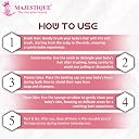 Majestique Baby Grooming & Bath Kit | 4Pcs Set – Soft Brush, Comb, Bathing Cap & Sponge | Newborn to 5 Years | Baby Bath Essentials for Boys & Girls | Travel Pouch Included (Color May Vary) gallery image