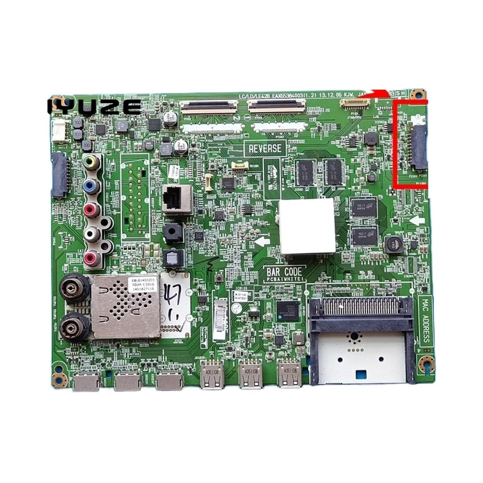 EAX65384004 carte mère TV solution panne d'allumage pour LCD 55LB670V