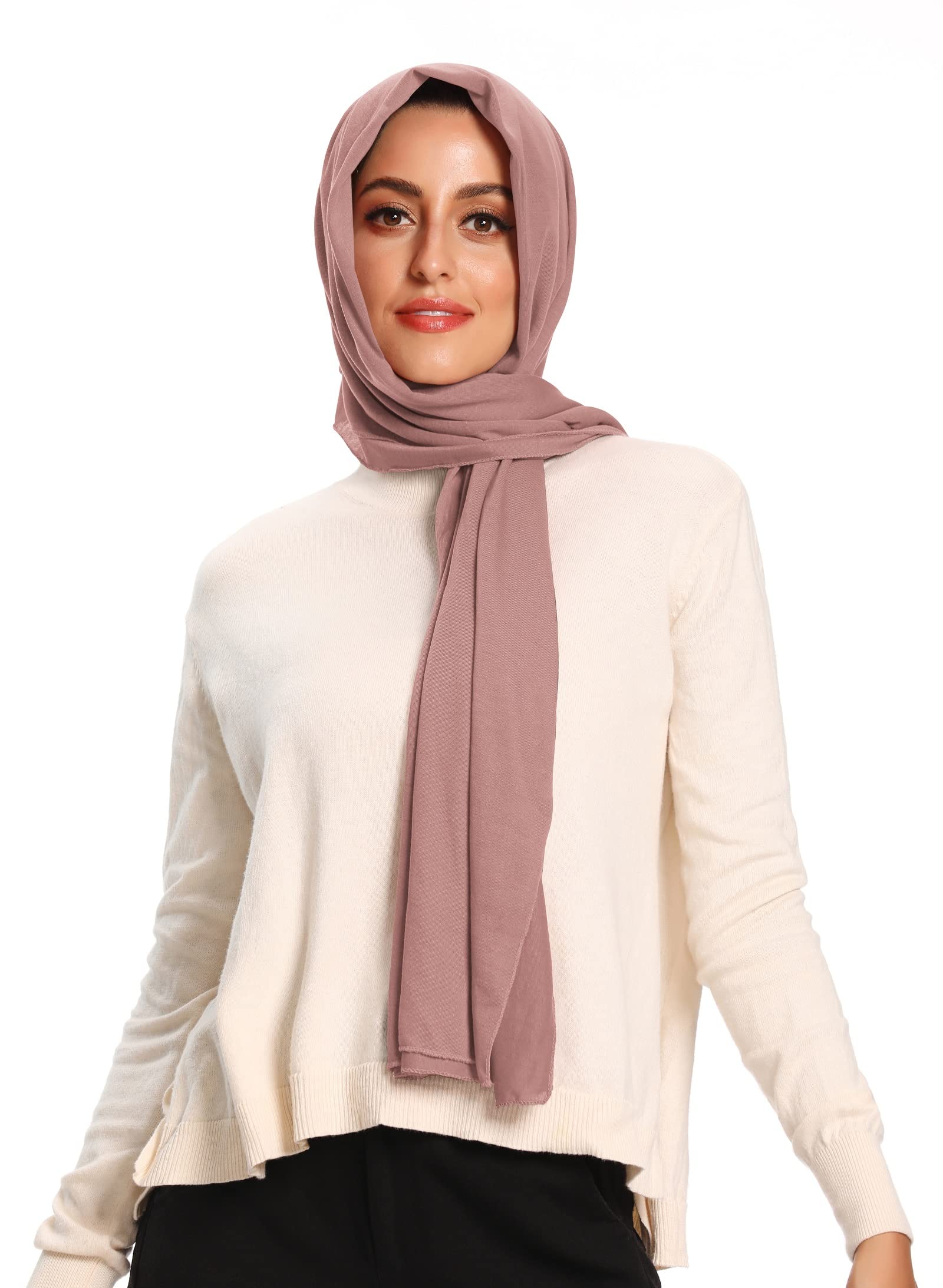 Jersey Hijab Scarfs for Women Head Scarf Muslim Head Wraps