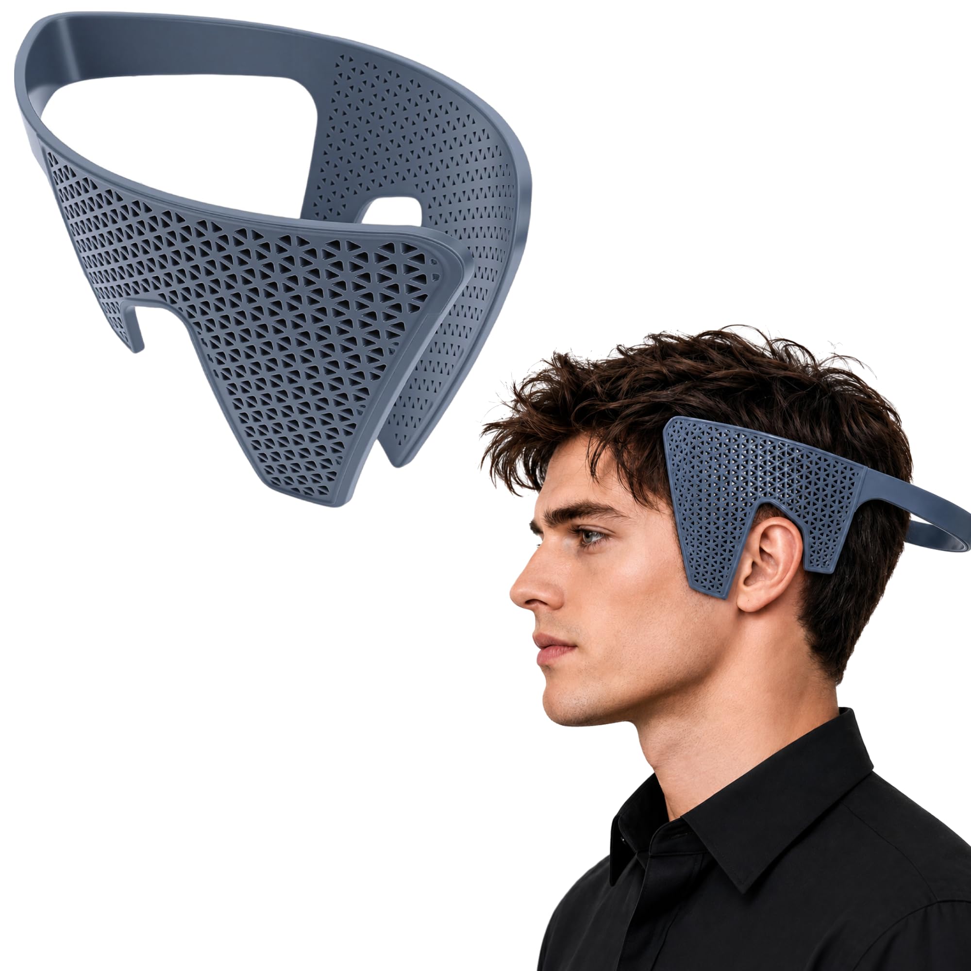 Żelazko do Prostowania Włosów na Bok dla Mężczyzn | Anti-Frizz Styling Tool With Thermal Control & Micro Vents For Down Perm